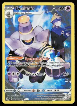 Dusknoir TG06/TG30 Ultra Rare Brilliant Stars Pokemon Card - Image 1