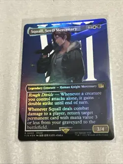 Squall, Seed Mercenary Foil Card Magic the Gathering Final Fantasy #402 - Image 1