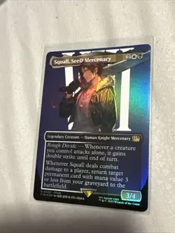 Squall, Seed Mercenary Foil Card Magic the Gathering Final Fantasy #402 - Image 3