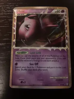 Pokemon Card Mew Prime TCG Card Triumphant Ultra Rare 97/102 HOLO - NM - Image 4