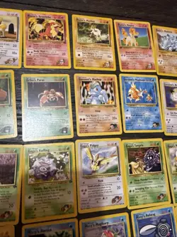 NM/LP (unlimited ) Pokemon GYM Challenge Set 47 Cards Near Complete Commons Set - Image 3