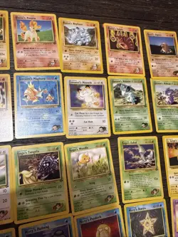 NM/LP (unlimited ) Pokemon GYM Challenge Set 47 Cards Near Complete Commons Set - Image 4