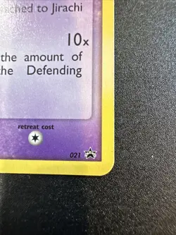 Pokemon Jirachi Card Nintendo Promo 021 Basic Rare Non Holo NM - Image 5