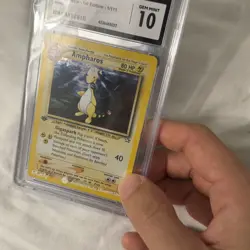 Pokemon Ampharos CGC 10 Neo Genesis 1st Edition Holo Rare 1/111 2000 Card - Image 3