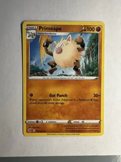 Pokemon TCG Mankey & Primeape Basic and Stage 1 Mixed Lot 8 Cards Various Sets - Image 2