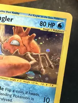 Kingler 15/165 Holo Rare Expedition Pokemon Card - Double Swirl - Image 2