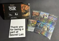 MTG Secret Lair x The Office - Dwight's Destiny Foil Opened - Missing Bonus Card - Image 1