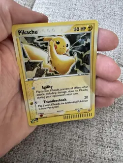 Pokemon Pikachu TCG Black Star Promo Holo Card #012 2003 DMG - Image 3