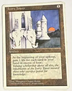 MTG 4th Edition- Ivory Tower Magic the Gathering - - Image 1