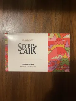 Magic the Gathering MTG Secret Lair: Flower Power Rainbow Foil Sealed New - Image 1