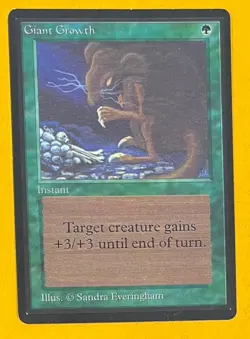MTG GIANT GROWTH Beta (OldManMTG 009-305) - Image 1