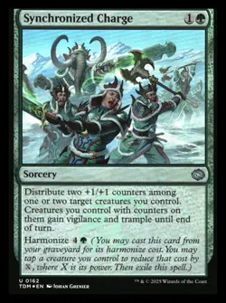 Synchronized Charge FOIL Tarkir: Dragonstorm MTG NM - Image 1
