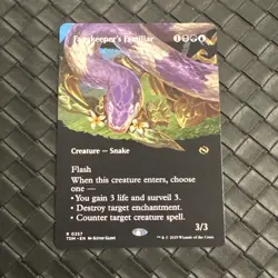 FANGKEEPER'S FAMILIAR Magic MTG Tarkir: Dragonstorm Borderless - Image 1