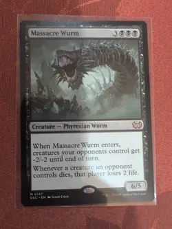 Massacre Wurm Commander: Duskmourn: House of Horror Regular - Image 1