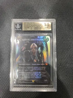 BGS 9.5 MTG Sephiroth, Fabled SOLDIER Borderless Foil 0317 Final Fantasy - Image 1