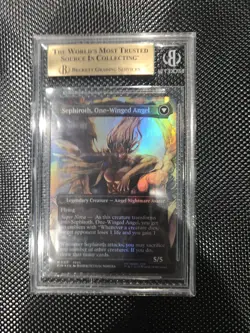 BGS 9.5 MTG Sephiroth, Fabled SOLDIER Borderless Foil 0317 Final Fantasy - Image 2