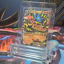 Pokemon M Lucario EX 55/111 XY Furious Fists Ultra Rare Holo 220 HP - Image 1