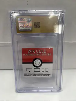 Articuno Pokemon Candy Stickers (2023) Korean Striking 24k Gold Plating CGC 10 - Image 2