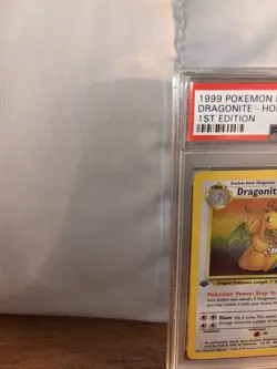 1999 Pokemon Dragonite Holo, 1st Edition Fossil #4/62, PSA 9 Mint - Image 3