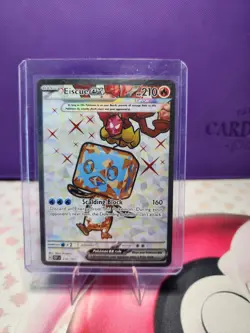 Pokemon TCG Eiscue EX 210/197 Obsidian Flames Full Art Ultra Rare Holo Card - Image 1