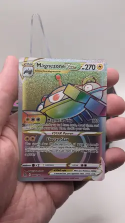Magnezone VSTAR 198/196 Lost Origins Rainbow Holo Rare NM / Mint Pokemon TCG - Image 3