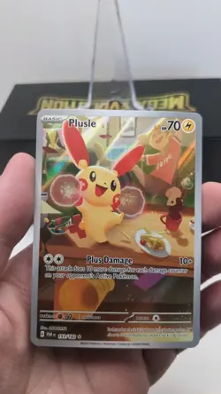 Pokemon TCG #193/182 Plusle Holo Illustration Rare Paradox Rift NM - Image 3