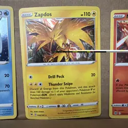 Pokemon Zapdos 48/185 Articuno 036/195 Moltres 021/172 Cosmos Holo Promo Set - Image 3