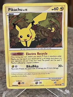 Pikachu Mysterious Treasures Pokemon TCG 94/123 2007 - Image 1