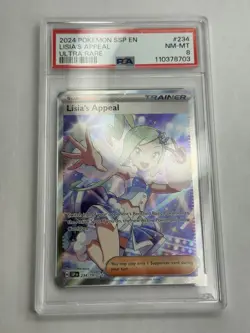 Lisias Appeal 234/191 Ultra Rare Pokemon TCG Surging Sparks PSA NM - Image 1