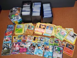 Huge Pokemon Collection Lot Over 1500+ cards + accessories - Image 1