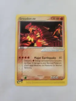 2003 Pokemon e-Reader/E Series Groudon ex Promo 002 (LP) Nintendo Power Magazine - Image 2