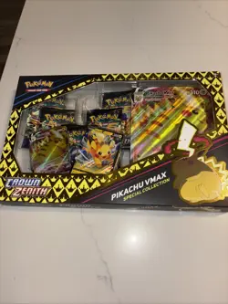 Pokemon TCG Sword & Shield Game Crown Zenith Pikachu VMAX Special Collection Box 820650851889 - Image 2