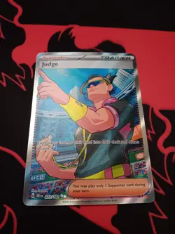 Judge 222/182 - Pokemon TCG - Destined Rivals Ultra Rare Full Art Trainer - M/NM - Image 1
