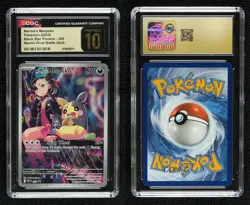 Marnie's Morpeko Pokemon Scarlet & Violet Black Star Promo #206 CGC 10 Pristine - Image 3