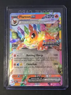 Flareon ex 014/131 - Prismatic Evolutions STAMPED Promo - Pokemon TCG- NM - Image 1