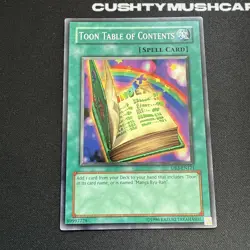 YUGIOH TOON TABLE OF CONTENTS COMMON DB2-EN121 - Image 2