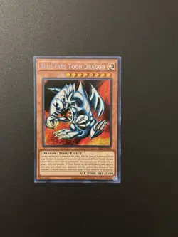 2023 YUGIOH 25TH SRL SECRET RARE BLUE EYES TOON DRAGON LP 💫 - Image 1