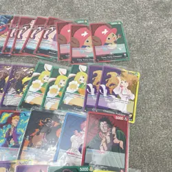 One Piece TCG Leader Cards Non Holo Bundle 49x Cards Various Sets Pack Fresh NM - Image 4