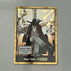 One Piece Hawk-Eye Mihawk Don!! Foil Bandai Card Game Standard - Image 1