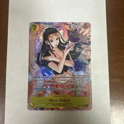 One Piece Nico Robin SR Alt Art AA EB03-055 Heroines edition English - Image 1