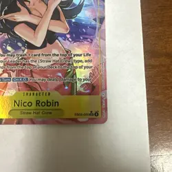 One Piece Nico Robin SR Alt Art AA EB03-055 Heroines edition English - Image 4