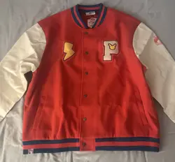2025 Pokemon World Championships Medium Varsity Letterman Jacket Anaheim Worlds - Image 1