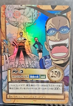 BANDAI One Piece Hyper Battle C418 MR.3 HOLO FOIL SCARCE EARLY CARD - Image 1