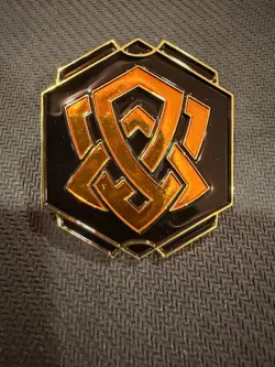 NEW* Disney Lorcana Pin Organized Play Promotial Archazia's Island Amber Ink - Image 1