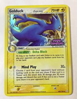 Pokemon Card - Golduck 43/110- Stamped- Reverse Holo- Holon Phantoms 2006 - Image 1