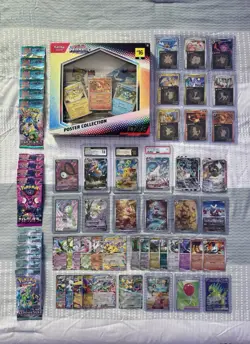 Pokemon Card Collection Lot PSA CGC Slabs + Singles Promos & Packs High Value! - Image 1