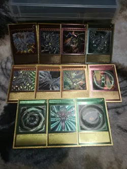 Custom Yugioh Card Seto Kaiba Blue Eyes Gold Token Field Center Fun Play - Image 1