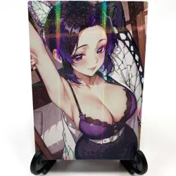 Demon Slayer Shinobu Kocho Sexy Hot Anime Waifu Girl Lewd Goddess Story Art Card - Image 2