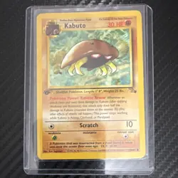 Kabuto Fossil 1st Edition 50/62 Common Card - Image 1