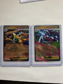 Pokemon TCG Mega Charizard Y EX & Mega Charizard X EX Holo Lot 2 Cards - Image 1